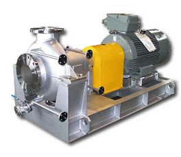 Mechanical seal pump and magnet drive pump used to transfer molten sulfur