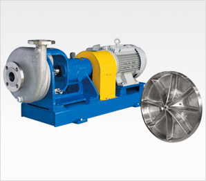 For slurry protection applications (no breaking down of the solid content) Through Pump