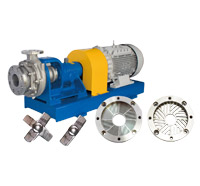 4 different uses are available with only 1 unit of pump Chopping, mixing, dispersion, pumping Scatter Pump (Type SD-K)